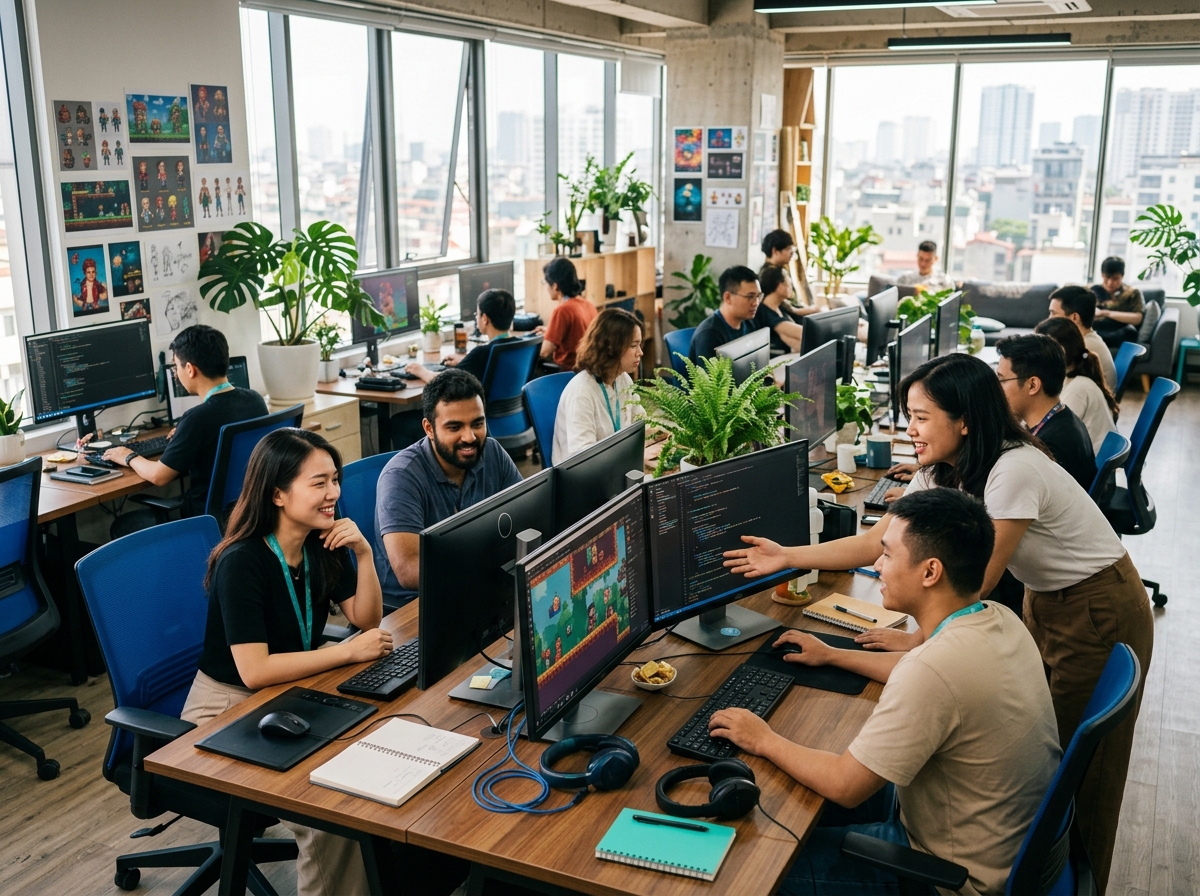 Bravebits studio in Hanoi