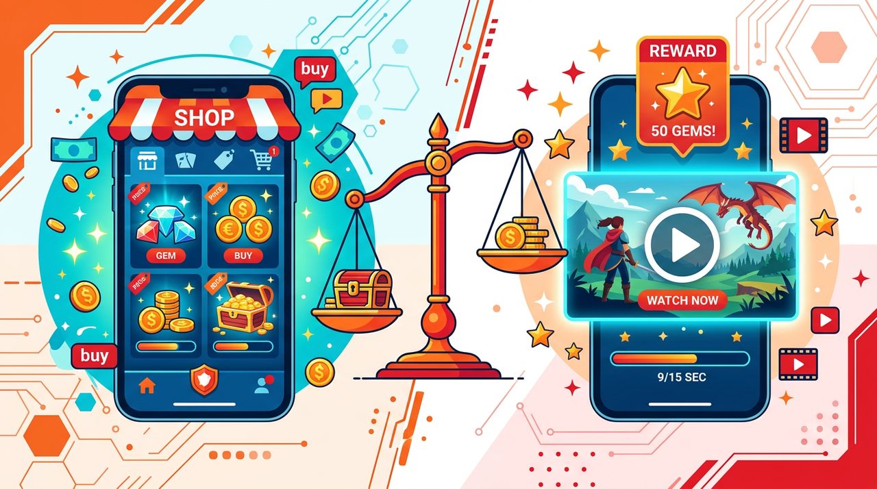 In-App Purchases vs. In-App Advertising: Which Model Fits Your Game?